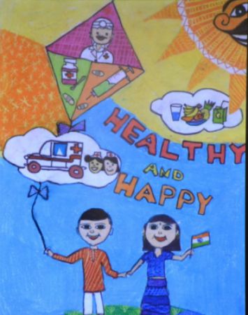 Healthy and Happy Family